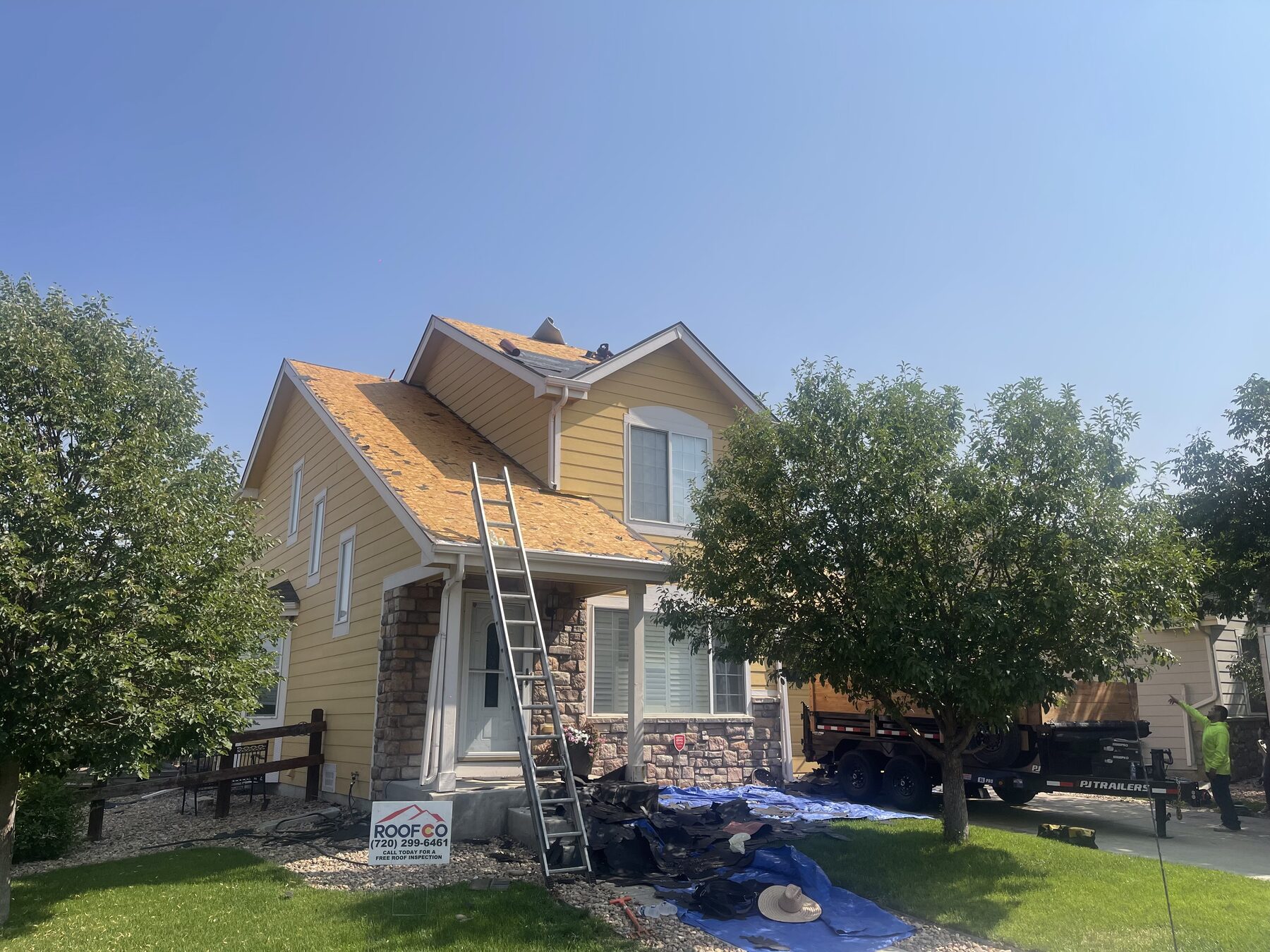 Hail-damage insurance claim repair in Lakewood