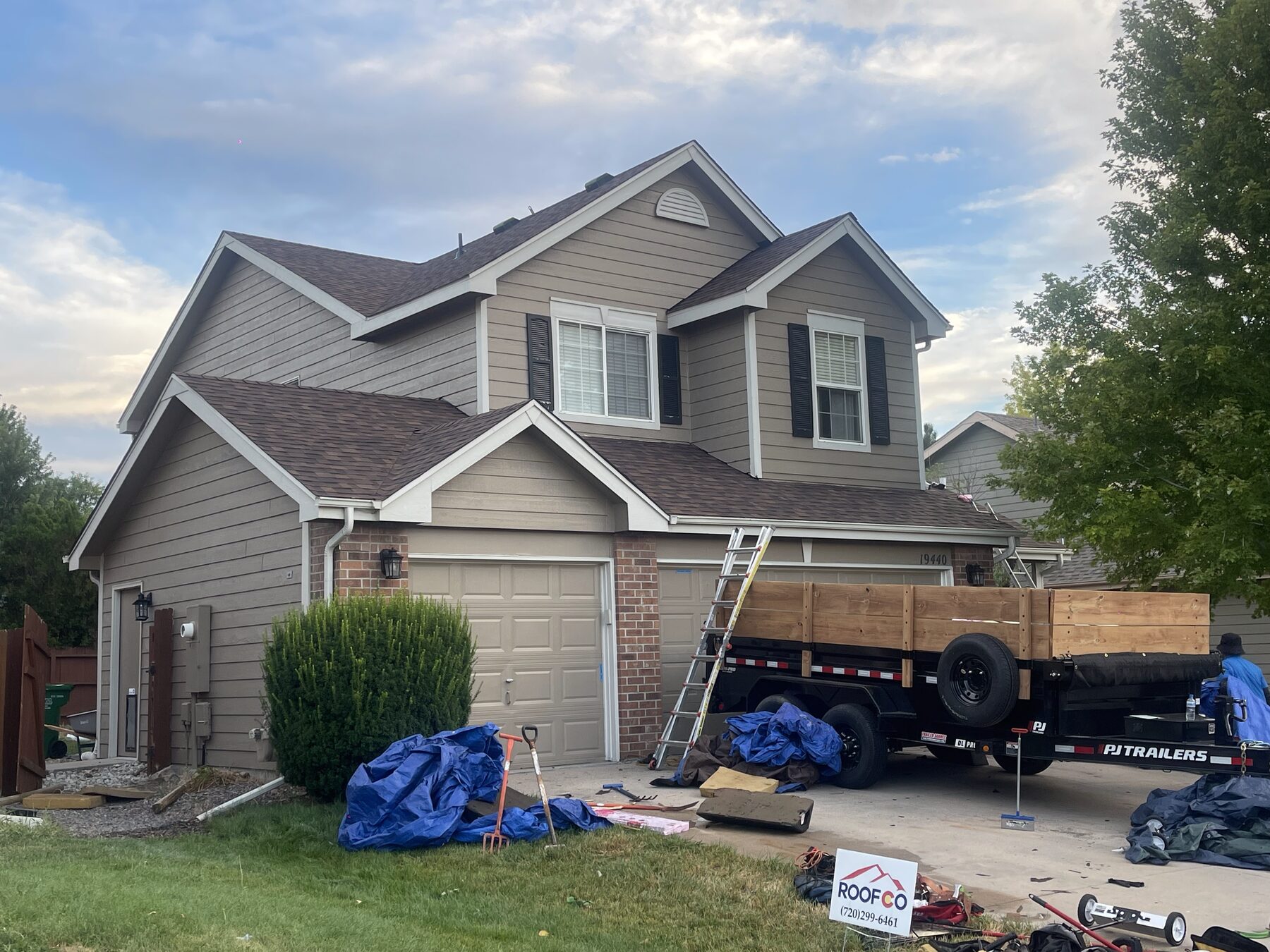 Roofco roof installation in Thornton, Colorado
