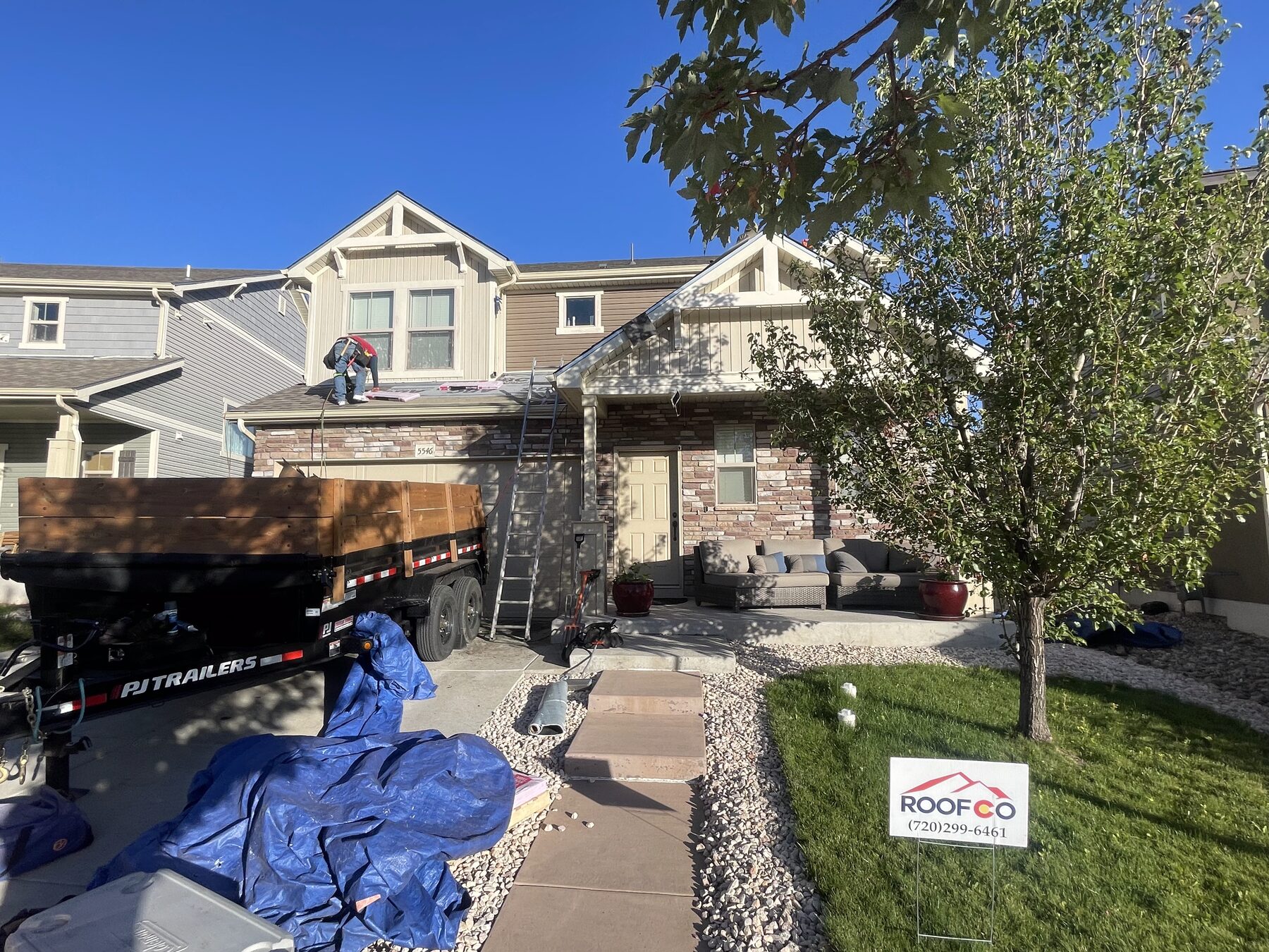 Asphalt shingle replacement in Highlands Ranch